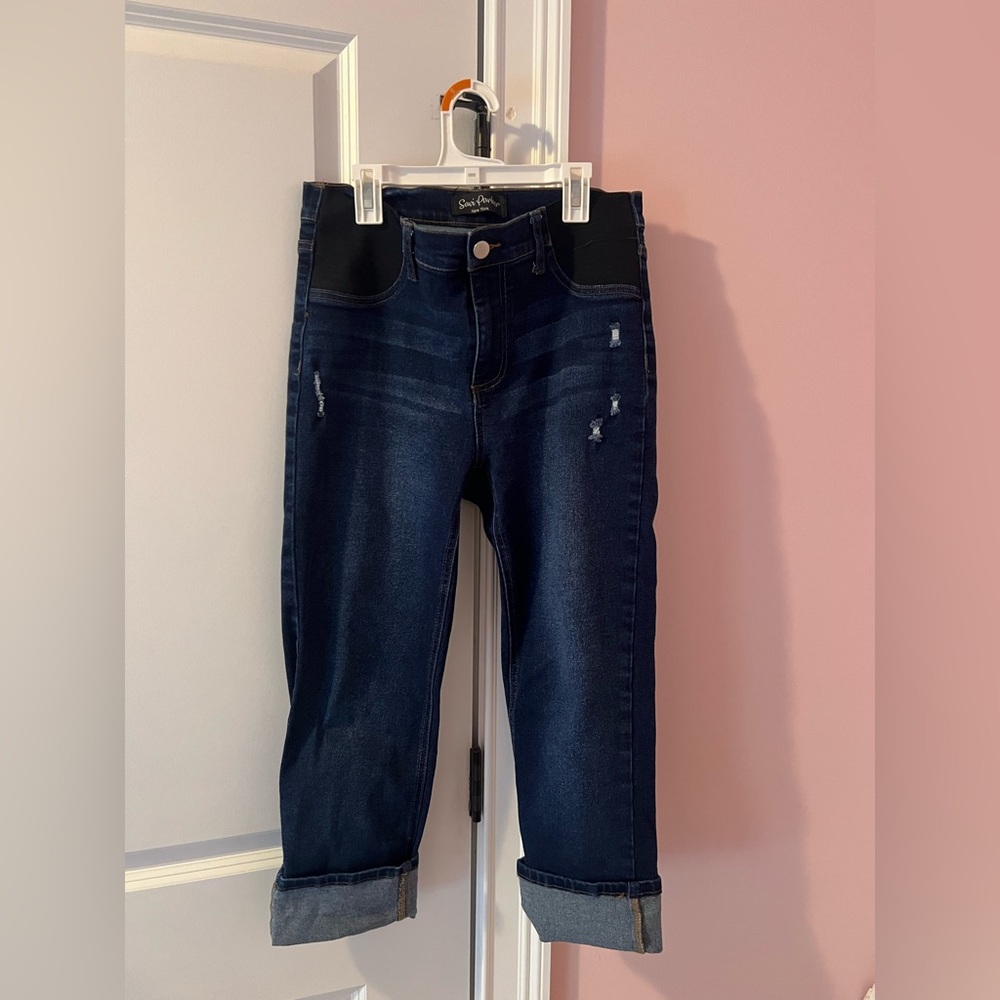 Maternity Cropped Jeans size small or 6